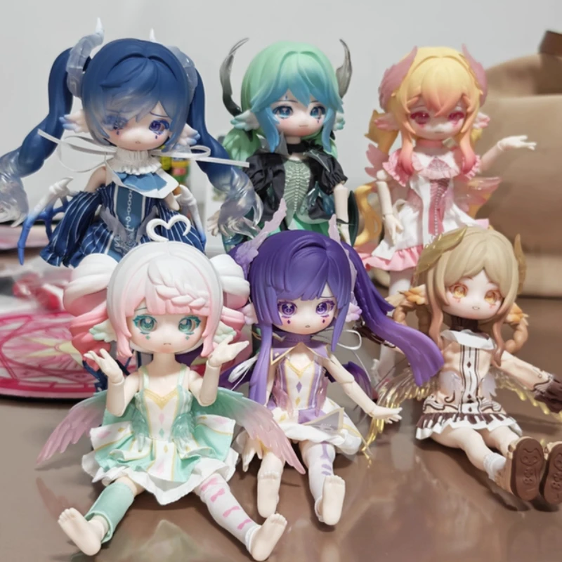 ペニーボックス 20cm ルルヤ シンフォニックポエムシリーズ BJD関節可動 ブラインドボックス ミステリーモデル ドール デスクトップ アコレクト おもちゃ ギフト 公式