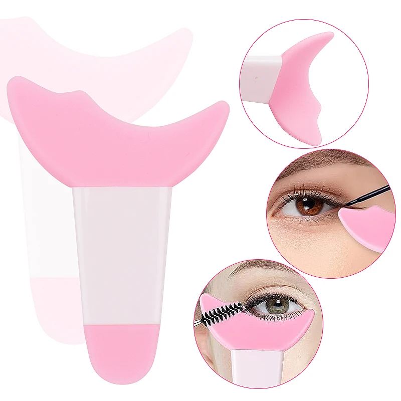 1 Pc Oogmake-Up Hulp Eyeliner Sjabloon Mascara Baffle Eyeliner Tool Wenkbrauw Eyeliner Shaper Assistent Schoonheid Make-Up Sjabloon