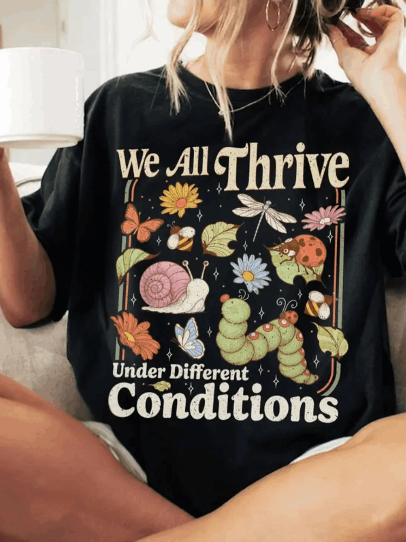 BCBA Neurodiversity T-Shirt Compatible for ABA Therapists Special Education Teachers Mental Health Women's T-shirts for Summer