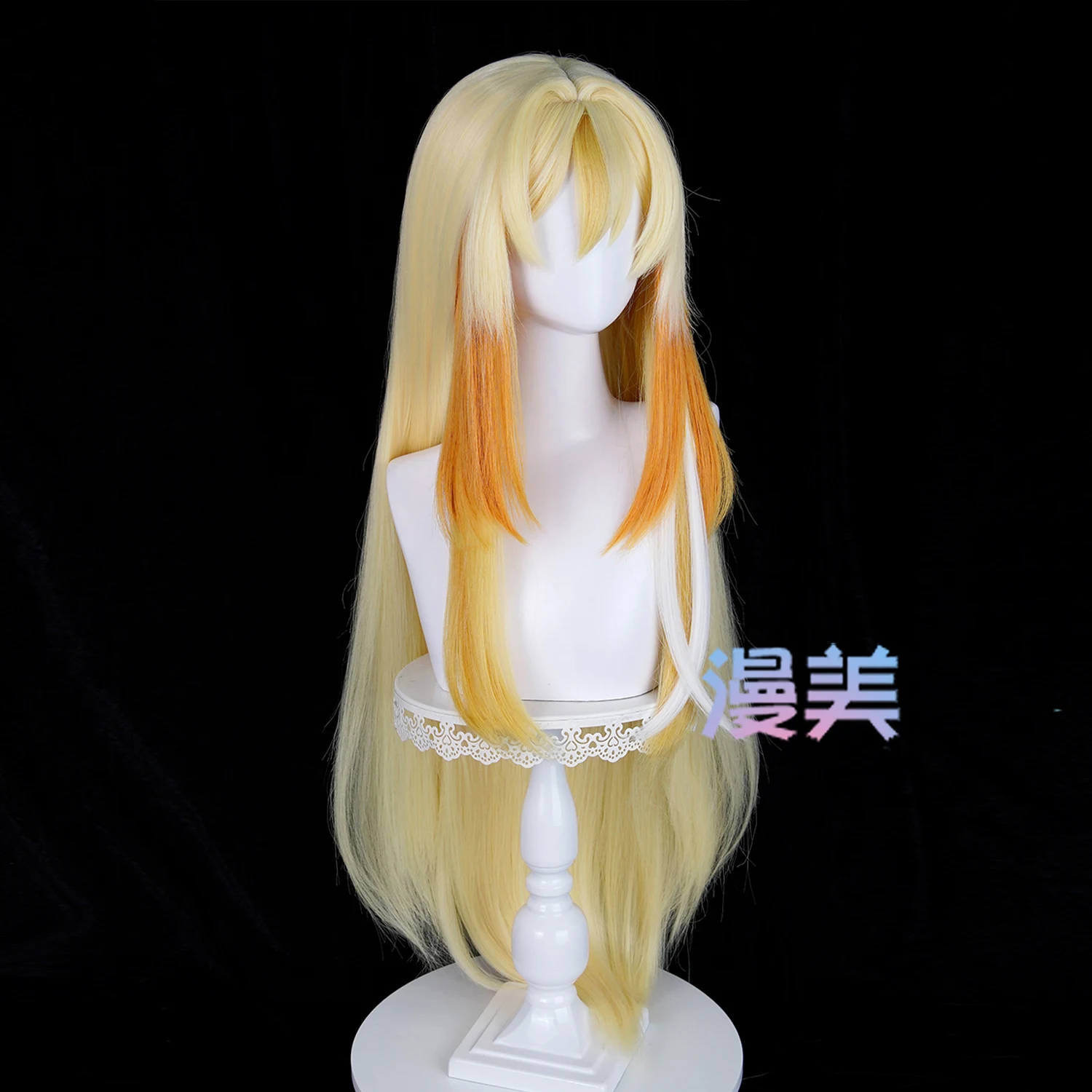 Game Genshin Impact Rhinedottir Cosplay Wig Rhinedottir Long Light Golden Cosplay Hair For Comicon Party Adult Women Men