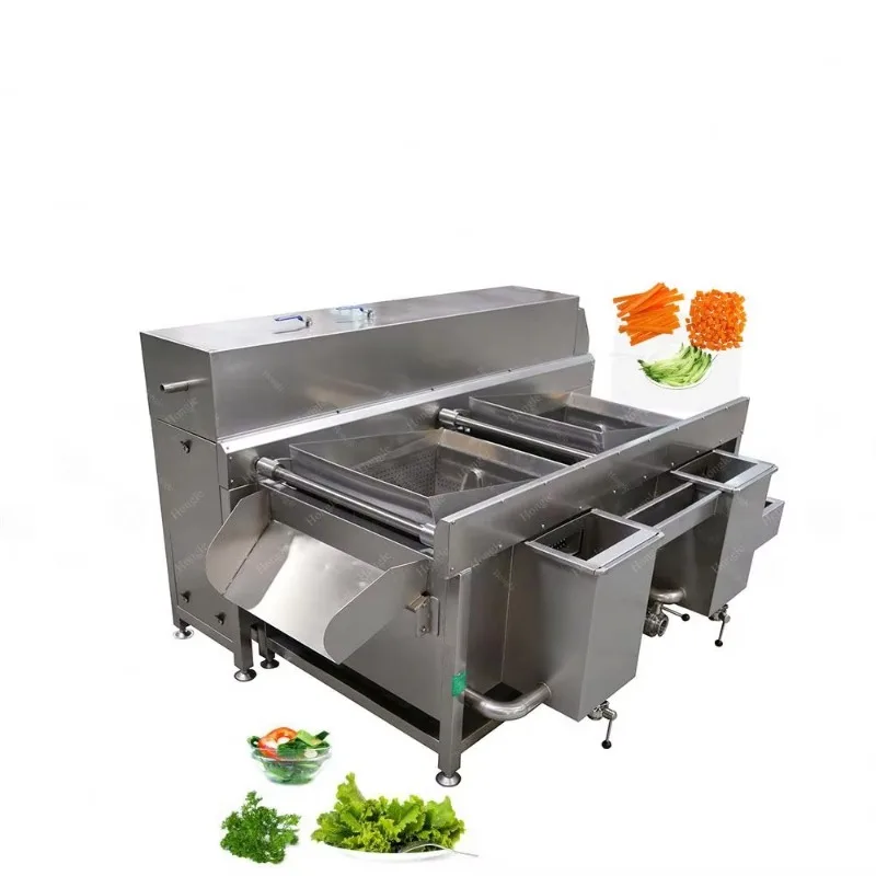 Fruit Vegetable Washing Machine Bubble Washer Industrial Commercial High Efficiency Energy Saving Durable Custom