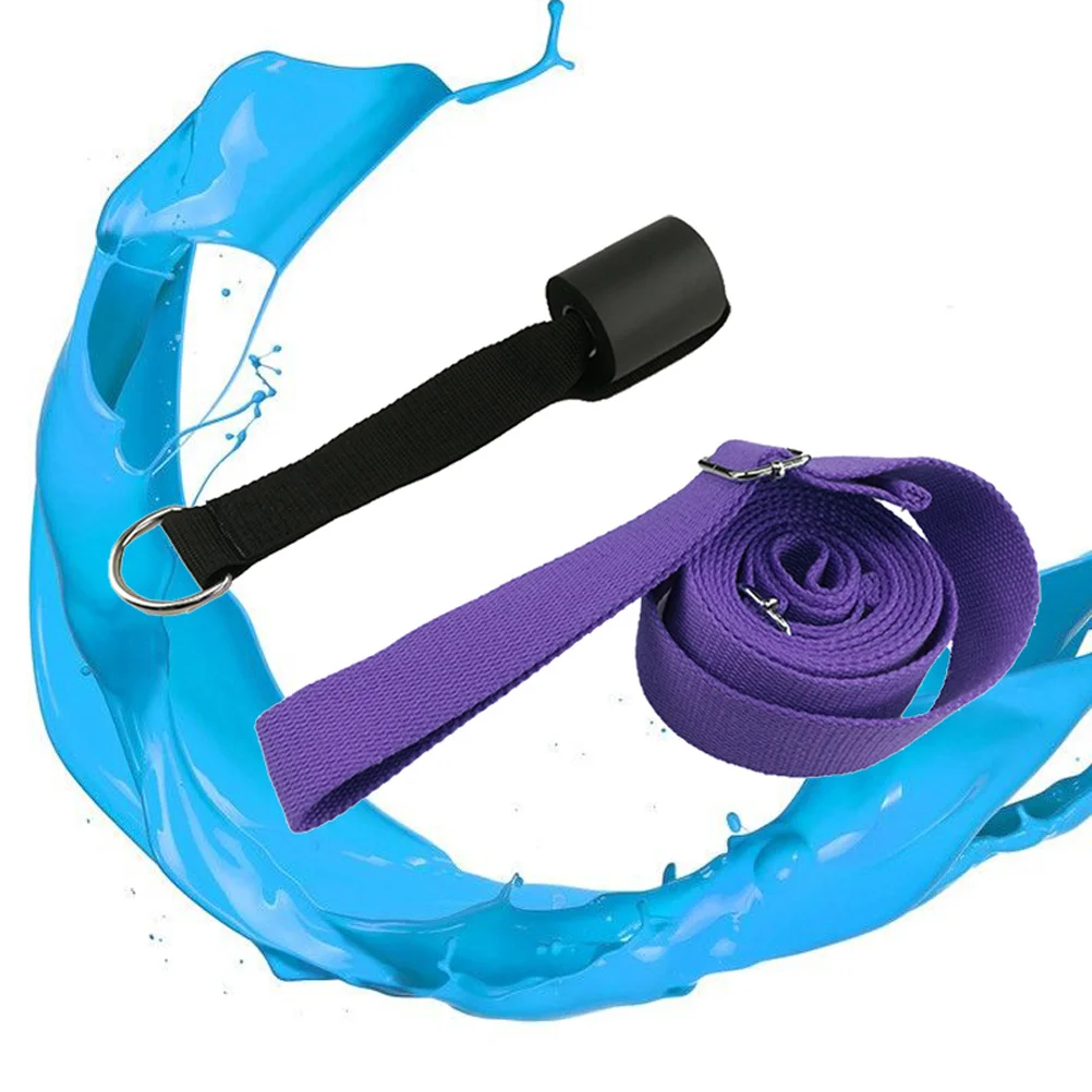 

Exercise Strap Yoga Fitness Stretchy Band for Flexibility Strength Training Portable Gym Accessory Soft Cotton with Adjustable