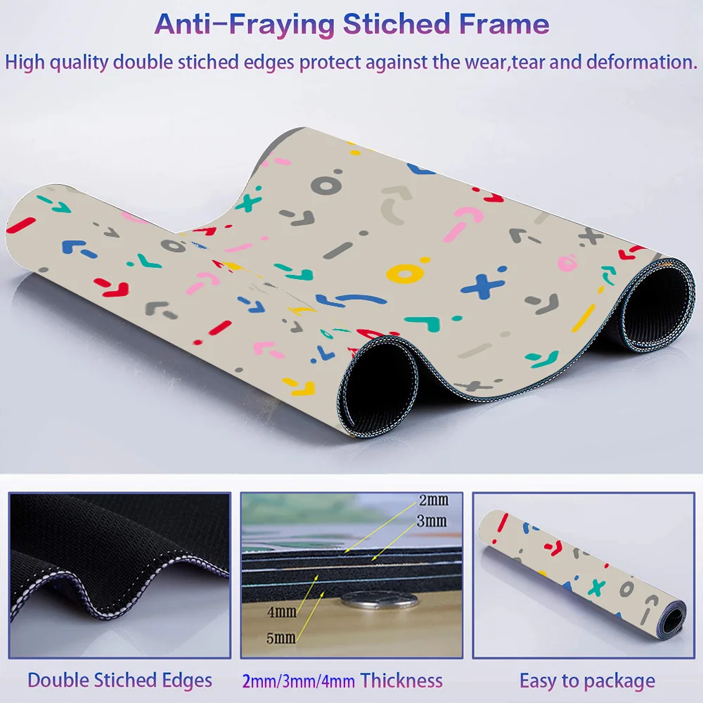 Bantalan Mouse kantor Laptop, Mouse meja Anime, karpet Mouse komputer, Keyboard seni Gaming lucu