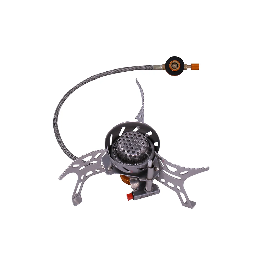

1PC Windproof Camping Gas Stove Portable Burner for Outdoor Cooking Backpacking Hiking Mountaineering Extraordinary Energy