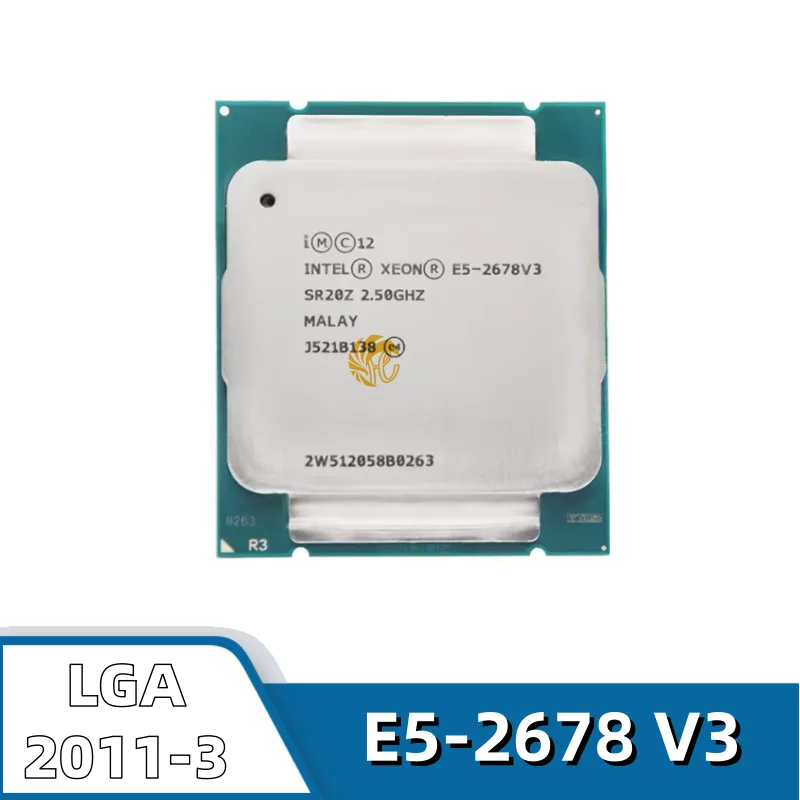 

Xeon E5-2678V3 E52678v3 2.5 GHz 12-Core 24 Thread CPU 30M 120W LGA 2011-3
