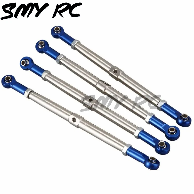 8 szt. Metalowego popychacz napinacza łączników pręt łączący 519 x 5338R do 1/10 Traxxas Summit Revo E-Revo 2.0 części do ulepszenia samochodów