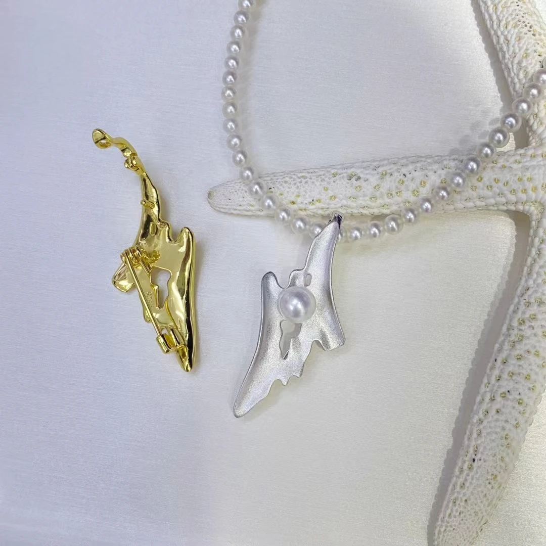 

Подвеска из стерлингового серебра 925 пробы, базовые крепления, фурнитура, детали, аксессуары для жемчужных бусин диаметром 4-6 мм, 5 шт./лот