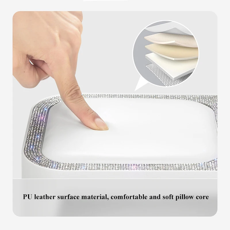 قابلة للشحن الأشعة فوق البنفسجية LED مسمار مصباح للأظافر 30 المصابيح اللاسلكية هلام البولندية علاج مصباح مع وسادة اليد المنزل وصالون مسمار الفن المعدات