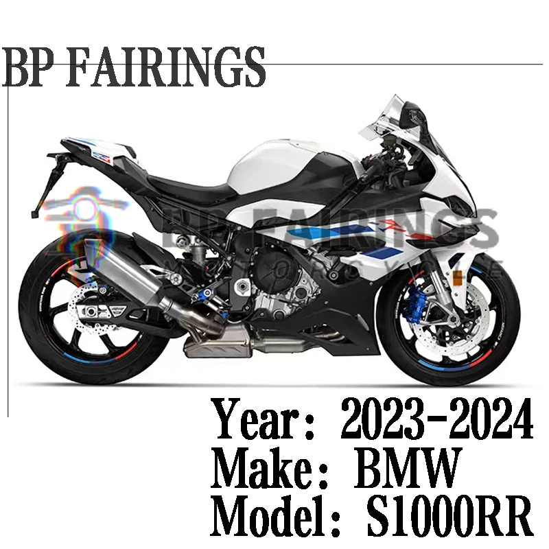 

Обтекатели для BMW S1000RR 2023 2024, аксессуары для полной обтекательной панели, Высококачественный ABS пластик, набор для впрыска, белый
