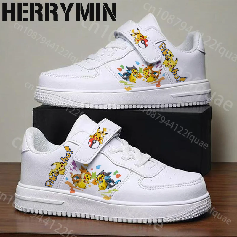 

Christmas Gift Pokemon Pikachu Sports running shoes Unisex Campus Fashion children's cartoon Shoes Gift boys girls