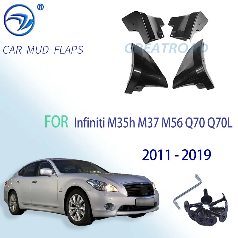 Auto Schmutz fänger für Infiniti m25 m35h m37 m56 q70 q70l y51 2011 ~ 2019 Kotflügel Kotflügel Klappe Spritz klappen Kotflügel Zubehör