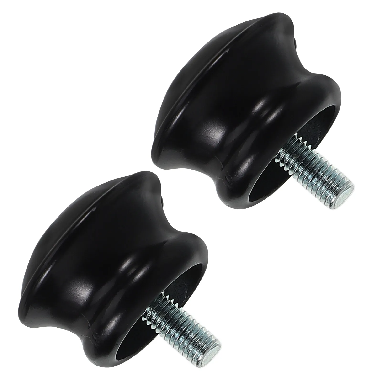 2Pcs Curtain Rod Decorative End Caps Stylish Finials Seamless Connection for Home Office Hotel Window Curtain Rod Replacement