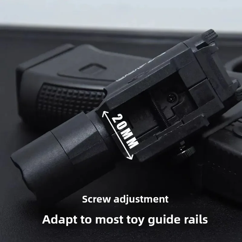 مؤشر ليزر بمصباح يدوي عالي الكثافة X400U: يناسب السكك الحديدية مقاس 20 مم، لعبة بنادق Airsoft والصيد ومطابقات CS والألعاب