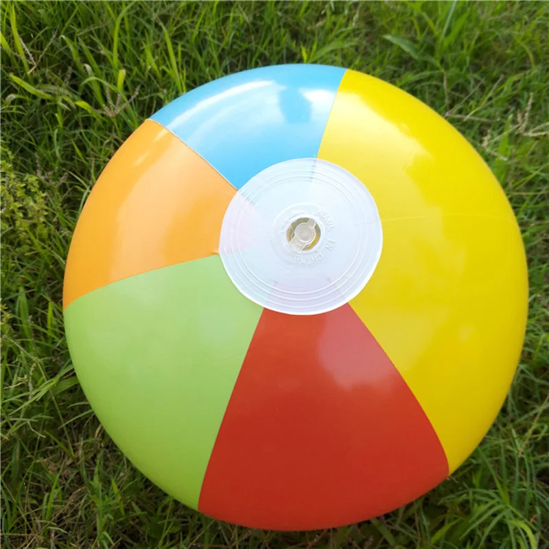 Colorful Inflatable Beach Ball Balloons Swimming Pool Play Party Water Game Beach Sport Balls Kids Fun Toys