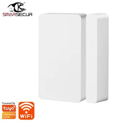 Tuya Thông Minh WiFi Cửa Cảm Biến Cửa Sổ Từ Báo Cửa Mở/Đóng Cửa Máy Dò Ứng Dụng Điều Khiển Làm Việc Với Alexa