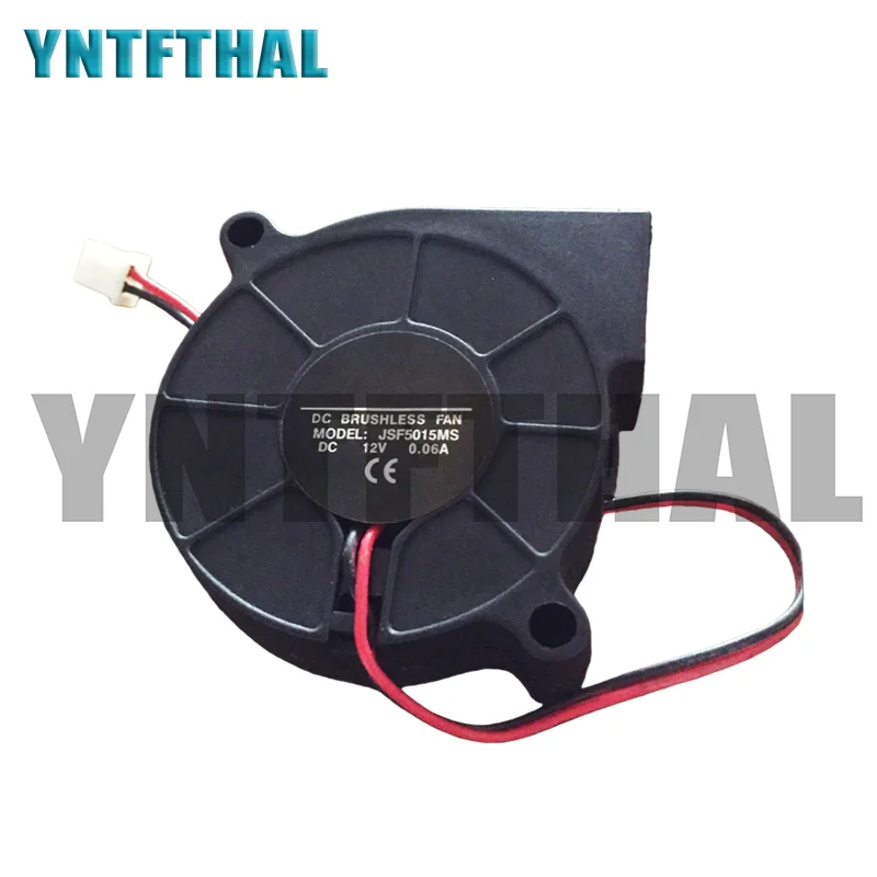 

New JSF5015MS DC12V 0.06A 5015 Two Wires Server Square Cooling Fan