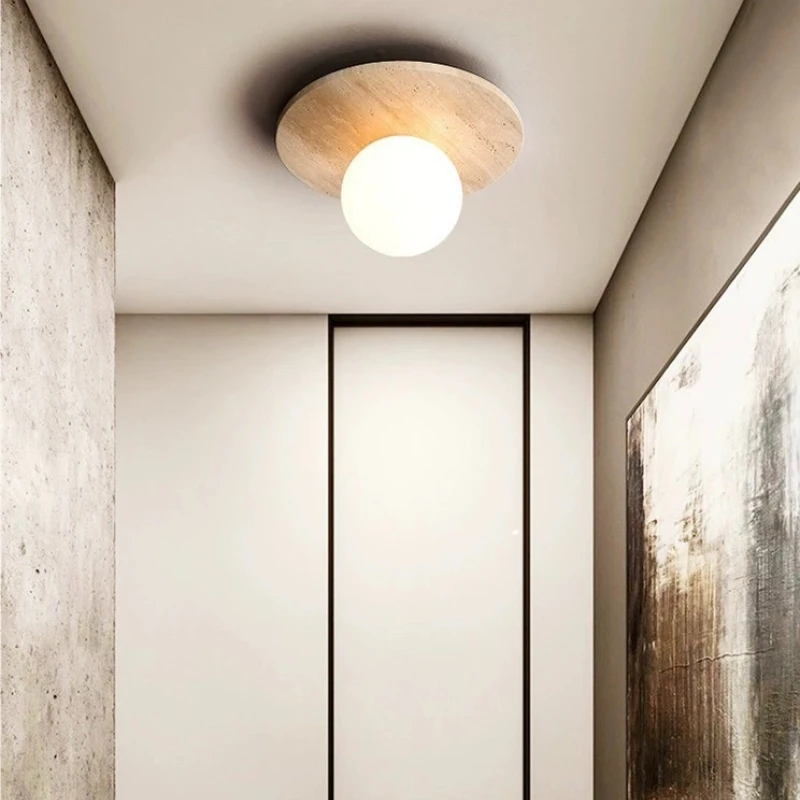 Japanese Wasabi Ceiling Light Designer Creative Simple Nordic Corridor Aisle Entrance Balcony Small Lamp Italian Study Bedroom