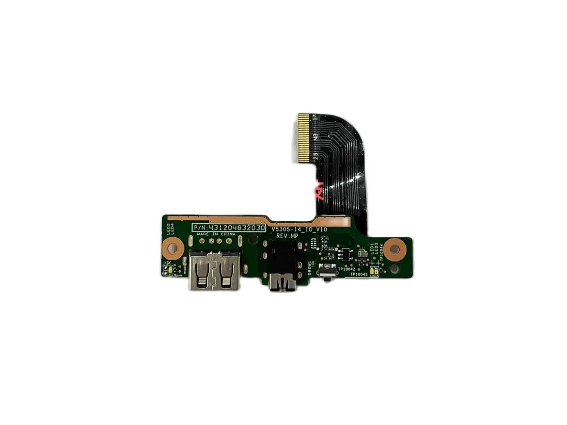 MLLSE STOCK ORIGINAL For LENOVO V530s-14IKB K43-80 SWITCH POWER BUTTONUSB AUDIO BOARD WITH FLEX ACBLE  FAST SHIPPING