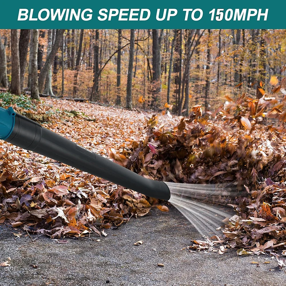 Koopa Cordless 21V 150MPH Electrical Handheld Leaf Blower with 1 Batteries & Charger,Lightweight for Leaf, Snow, Dust Blowing