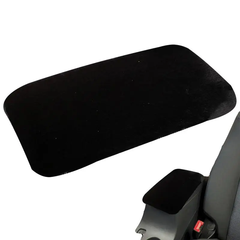 Automotive Arm Rest Pad Auto Arm Rest Cushion Furry Wool Auto Center Console Protective Cover Car Arm Rest Cushion Pad Car