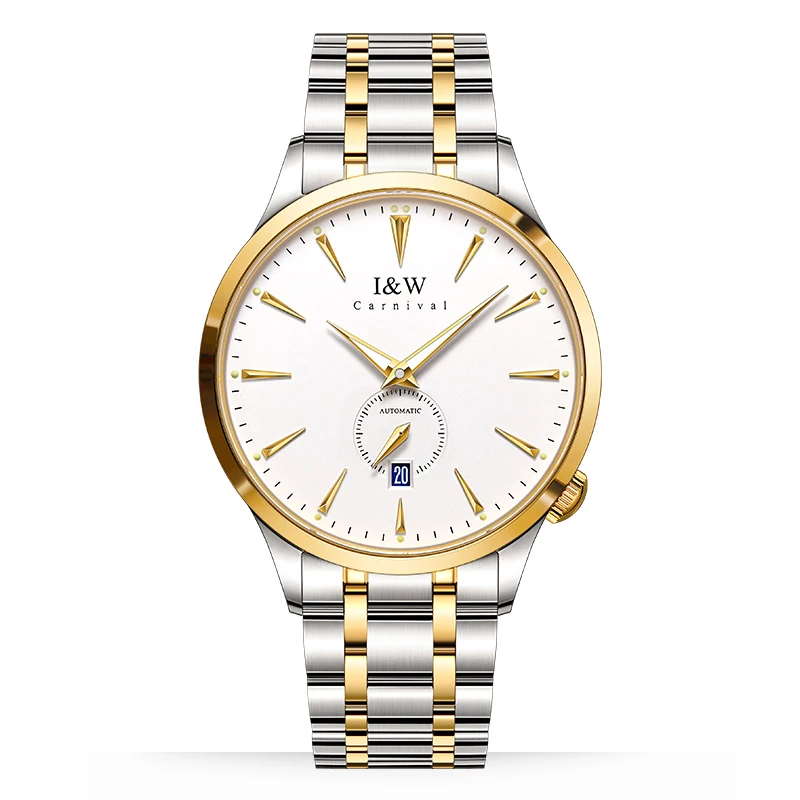 

CARNIVAL High End Business Watches for Man Japan MIYOTA Automatic Watch Calendar Small Seconds Sapphire Mechanical Wristwatches