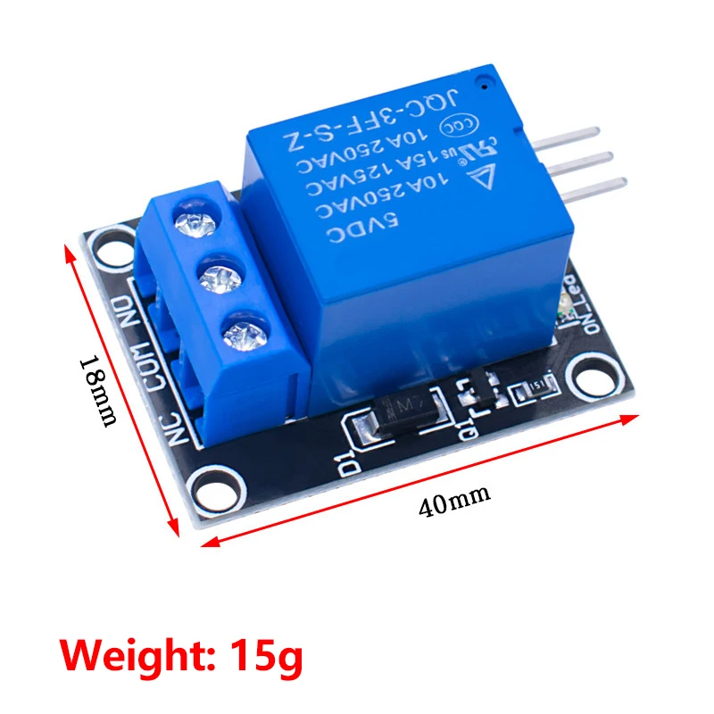 WAVGAT 1/3PCS KY-019 5V One 1 Channel Relay Module Board Shield for arduino Relay