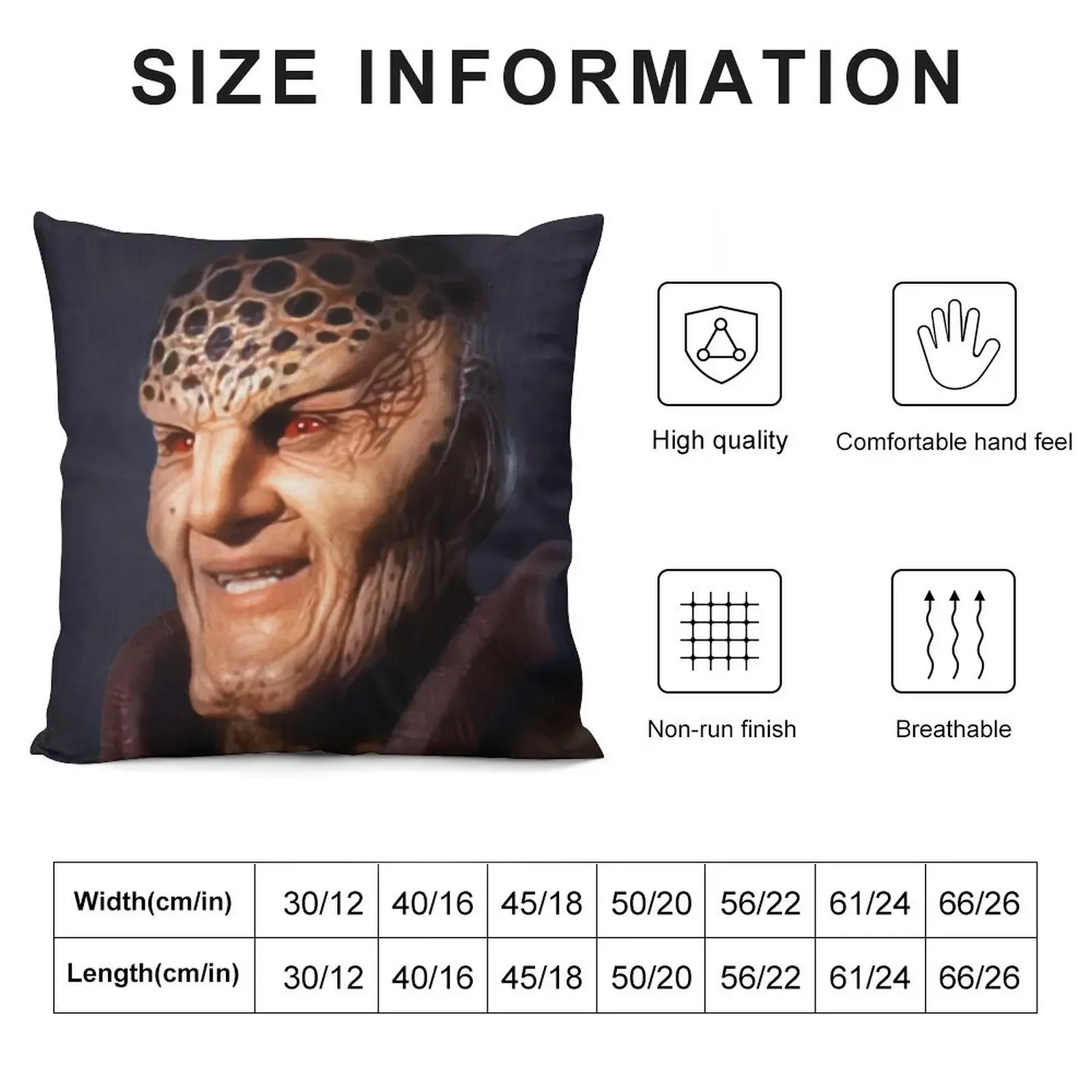 G'Kar Painted Portrait Version 2 Throw Pillow Sofa Cushions Sitting Cushion Luxury Pillow Case pillow