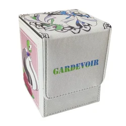 Pokemon PTCG Gardevoir Animation Characters Self Made Leather Card Storage Box Anime Classics Game Collection Cards Toy Gift