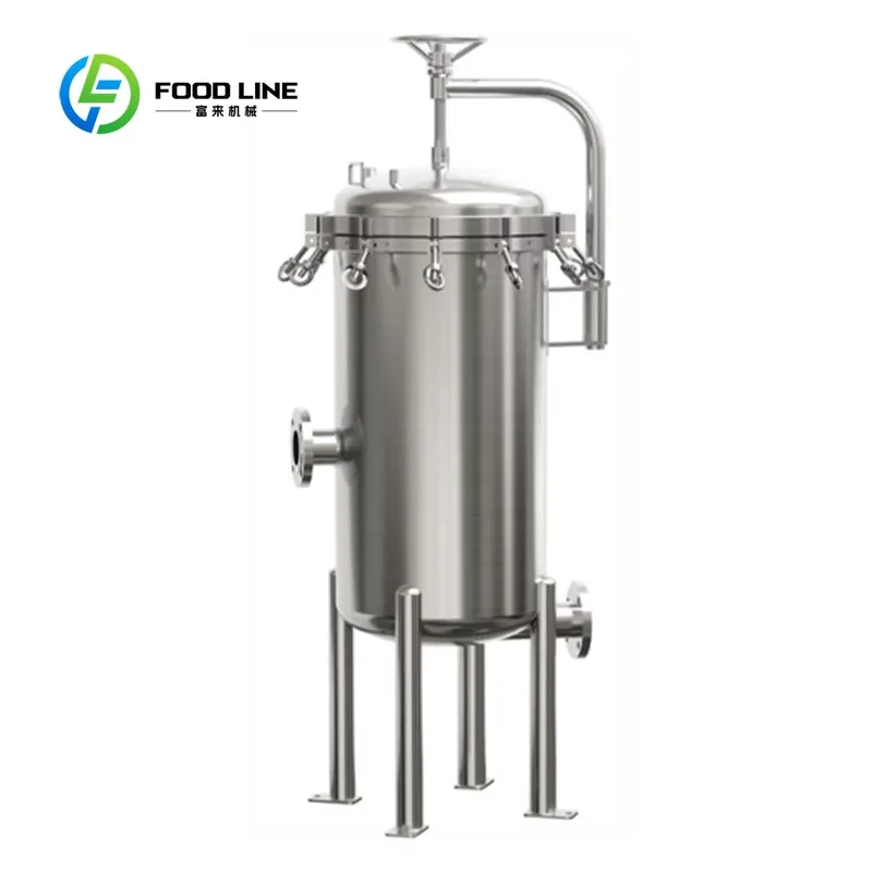 Customized size Beverage Double Basket Filter Milk Yogurt Stainless Steel Multi Bag Filter