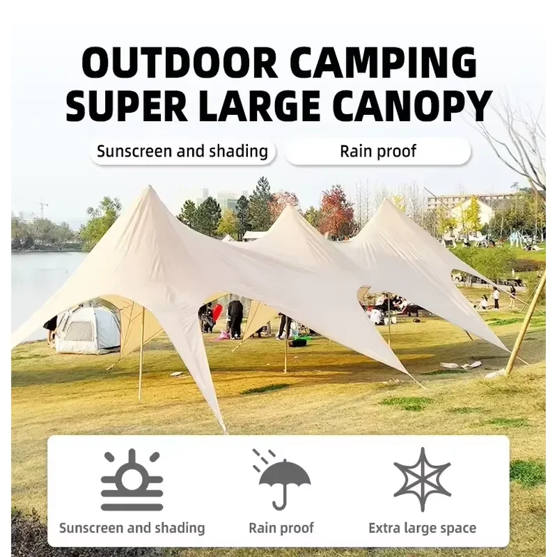 Custom 10x10 Waterproof Portable Rain Fly Four-Season Commercial Wedding Event Canopy Tent Camping Tarp Outdoor