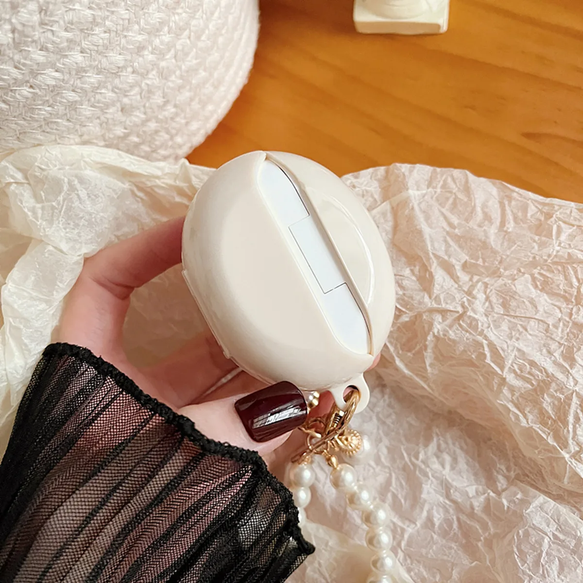 Чехол для наушников Huawei Freebuds 5i, защитный чехол для наушников с милым рисунком из мультфильма «сделай сам», брелок с жемчугом