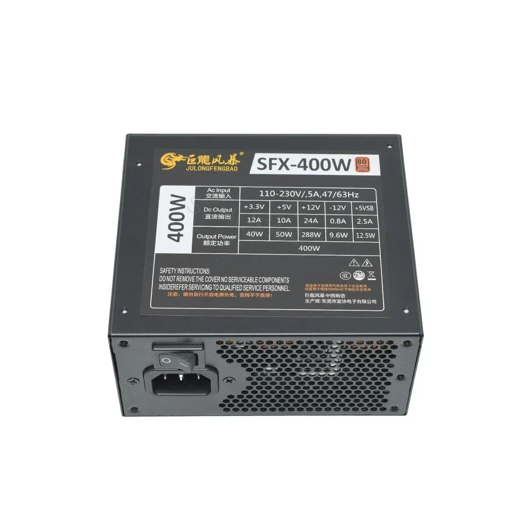 JULONGFENGBAO 110-230V 400W 600W PSU 80Plus Bronze SFX Micro Full Module Professional E-sports Electronic Game PC Power Source