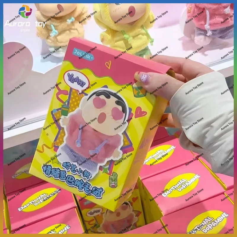 

Новая глухая коробка Jolink, карандаш Шин-тян, эмоциональная серия Dopamine, загадочная коробка, аниме-фигурка, плюшевая подвеска, коллекционная игрушка, подарки на заказ