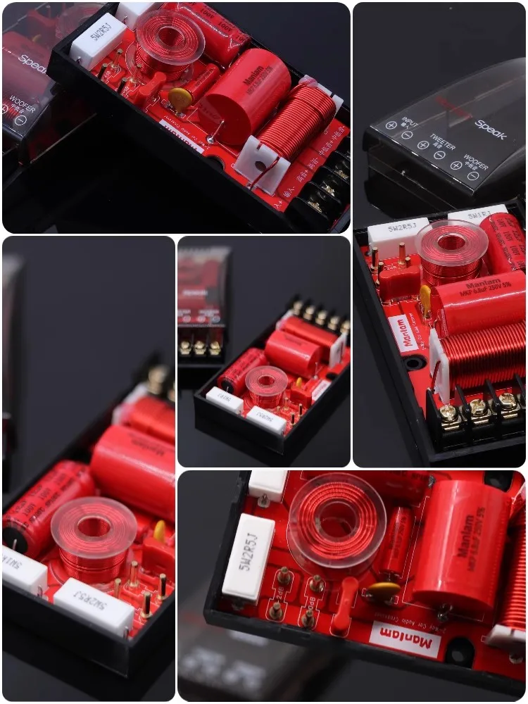 200W 2 Way Car Audio Crossover Frequency Divider Treble Bass Horn Crossover Car Modified Special 4213HZ