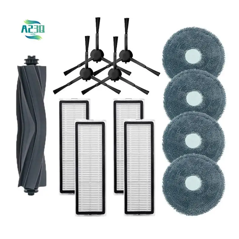 A23Q-For Dreame L10S Pro / RLS6L / S10+ Roller Brush Side Brush HEPA Filter Mop Cloth Rags Vacuum Cleaner Replacement