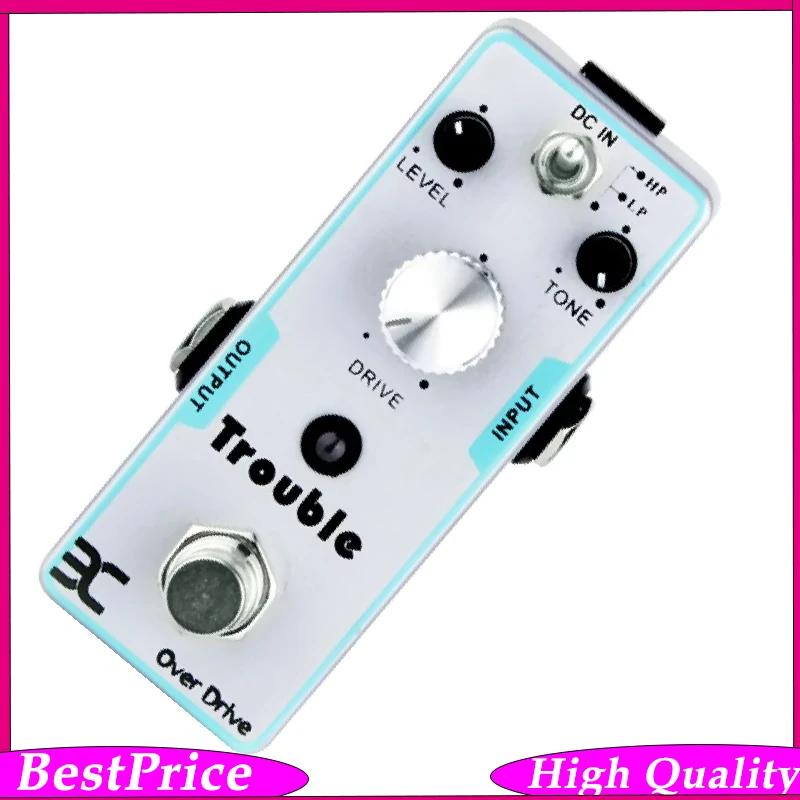 

ENO TC16 Trouble Overdrive Guitar Effect Pedal Electronic Tube Distortion Tone True Bypass Electric Guitar Parts & Accessories