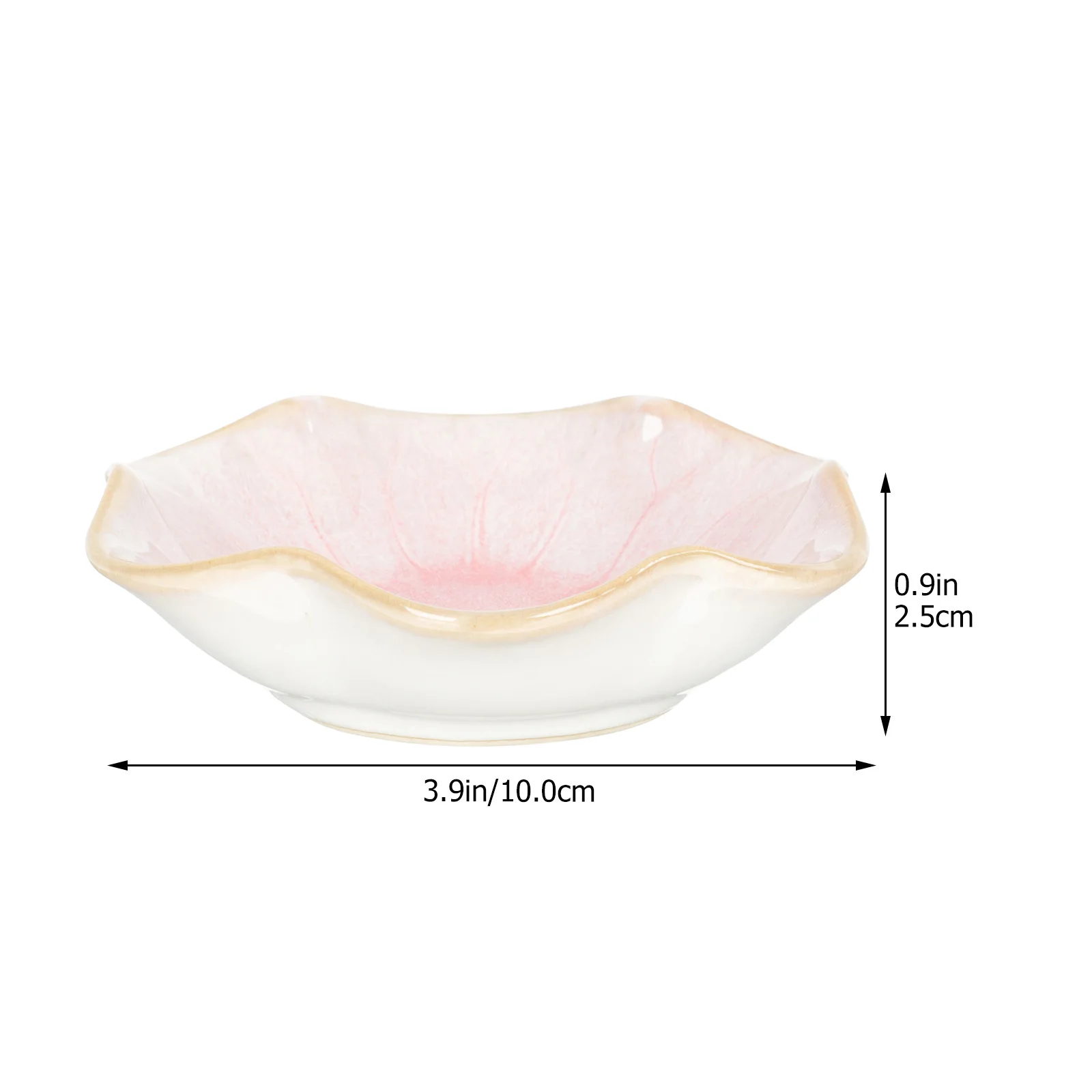 2Pcs Ceramic Jewelry Organizer Display Tray Elegant Design Home Decor Noble Atmosphere Jewelry Tray Trinket Dish