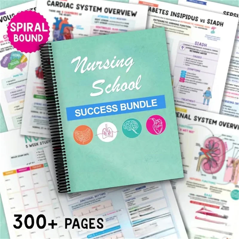 

Notepad Nursing School Success Pen Creative Notepad Nursing School Note Pack Study Guide