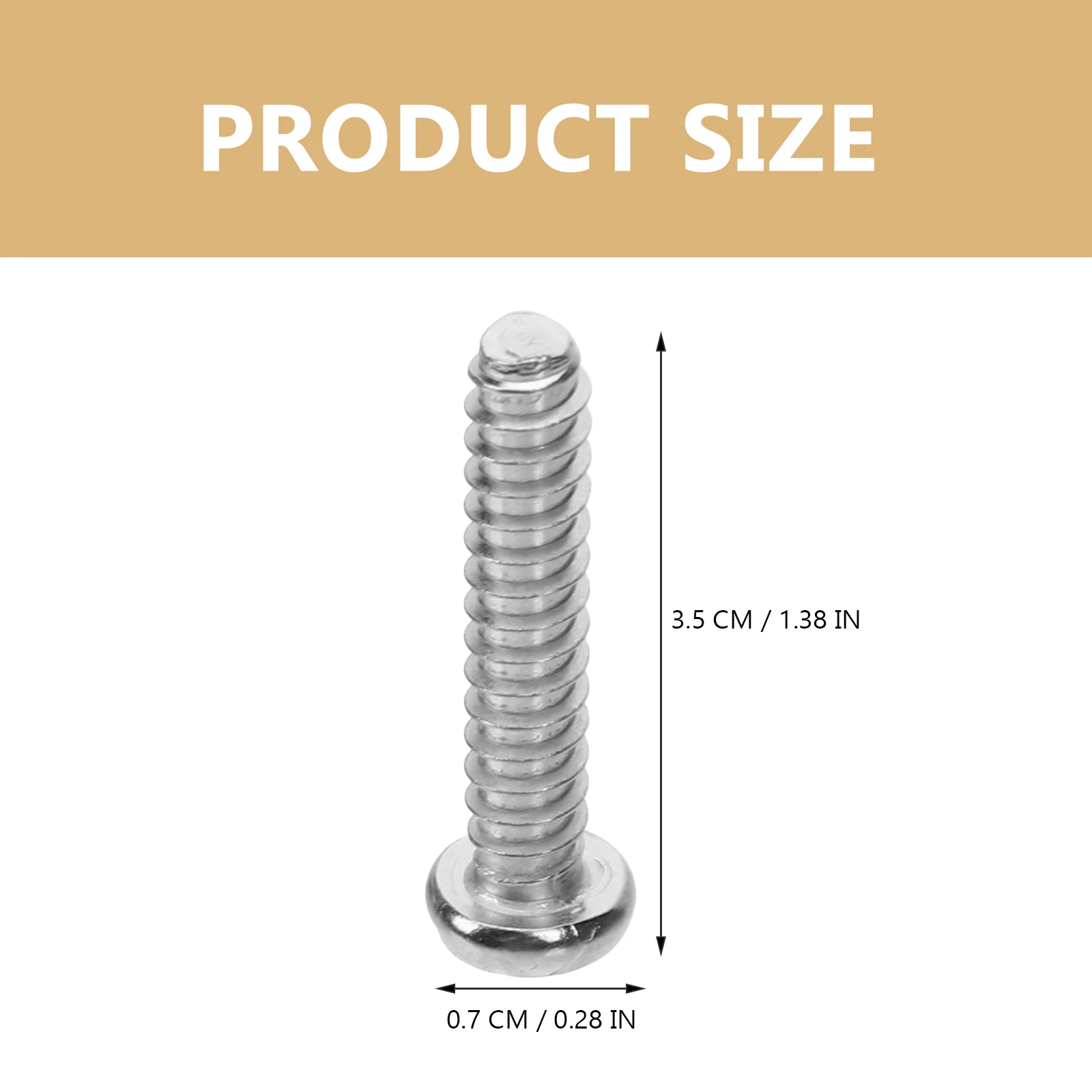 

1 Set Stainless Steel Self-Tapping Assorted Lengths Wall Plate Fixing Replacement Sheet Metal Siding Spout Screws 4 Sizes Screws