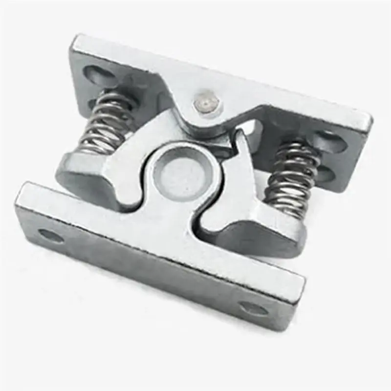 AEE3-1Pcs Spring Loaded Door Easy Lock Stop Catch Release Clamp Double Roller Catch (Mp-3)