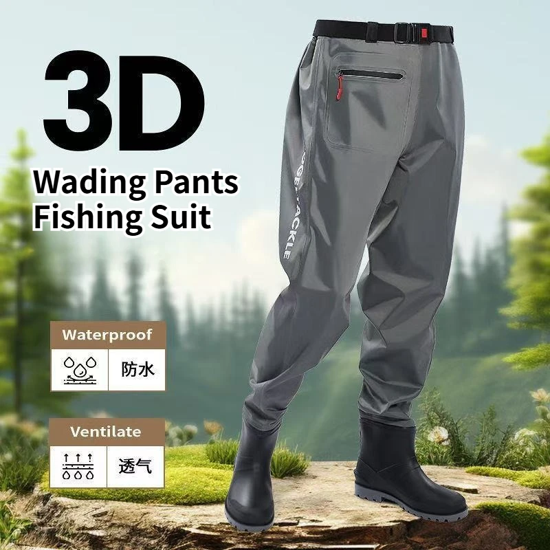 Waterproof Chest Waders with Fishing Pants Shoes Boots Wader Set Thickened Apparel Clothes Men Women Jerseys Waters