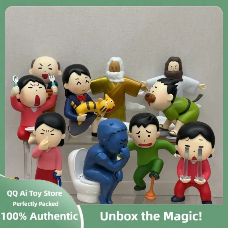 Nowa Seria Plzdot Illustrated Doll Good Luck Mini Blind Box Niespodzianka Mystery Box Urocze Ozdoby na Biurko Prezent Urodzinowy Zabawka