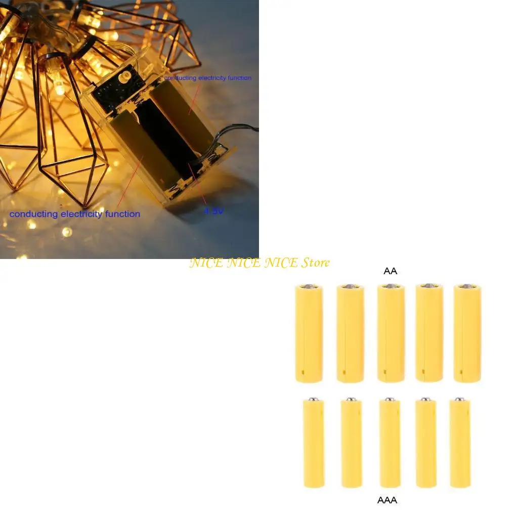 

Universal No Power AAA AA Size Dummy Fake Battery for Shell Placeholder Conducto