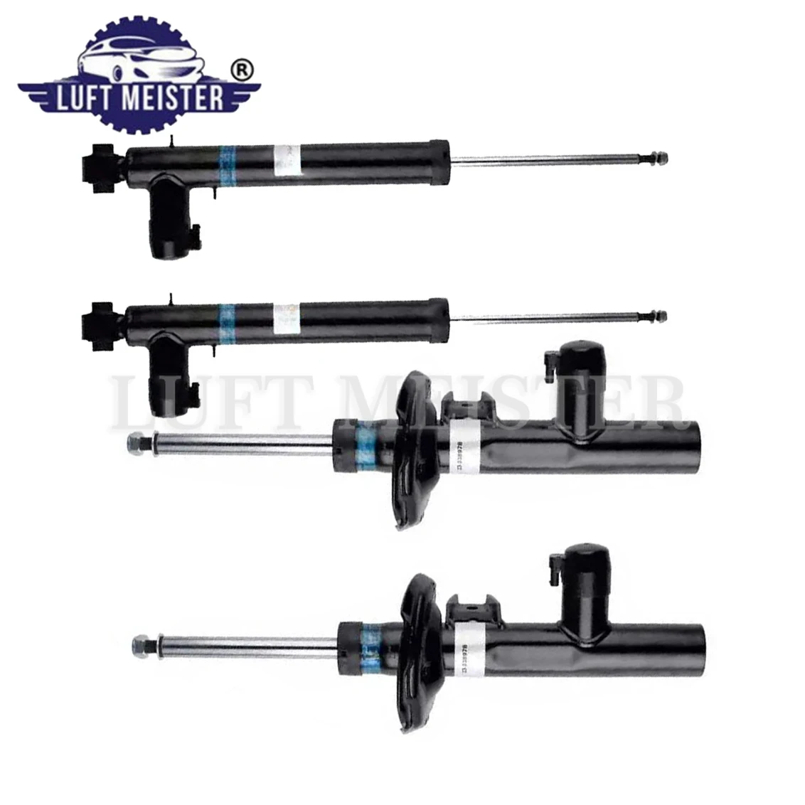 4Pcs Front+Rear Left&Right Electric Shock Absorber for VW Passat 2015-2020 VW  Golf 7  2012-2020 5Q0412037HM 5Q0512037L