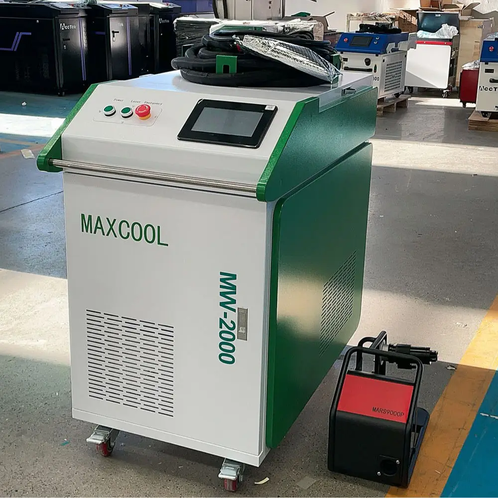 Raycus MAX BWT 2KW Fiber Laser Welding Machine Handheld Laser Welder for Stainless Steel Carbon Steel Copper Aluminum All Metals