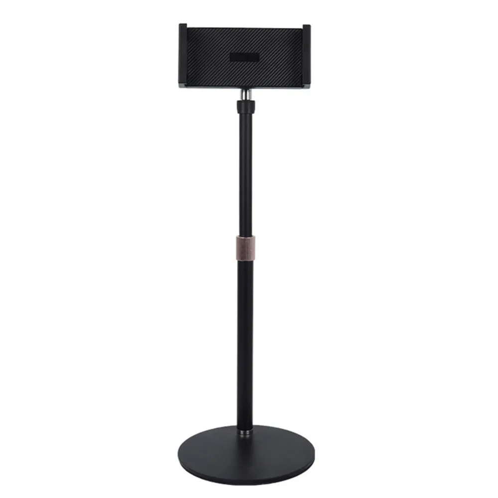 

Adjustable Height Vertical Tablet Stand Disc Base Anti-slip Portable Monitor Stand Wear-resistant Stable Mobile Phone Holder