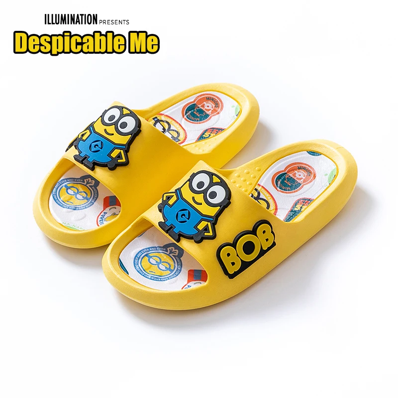 Anime Minions Hole Sandals Stuart Dave Cosplay  Lightly Slippers Sandals Kawaii PVC Home Outdoor Beach Shoes the Olympic Games