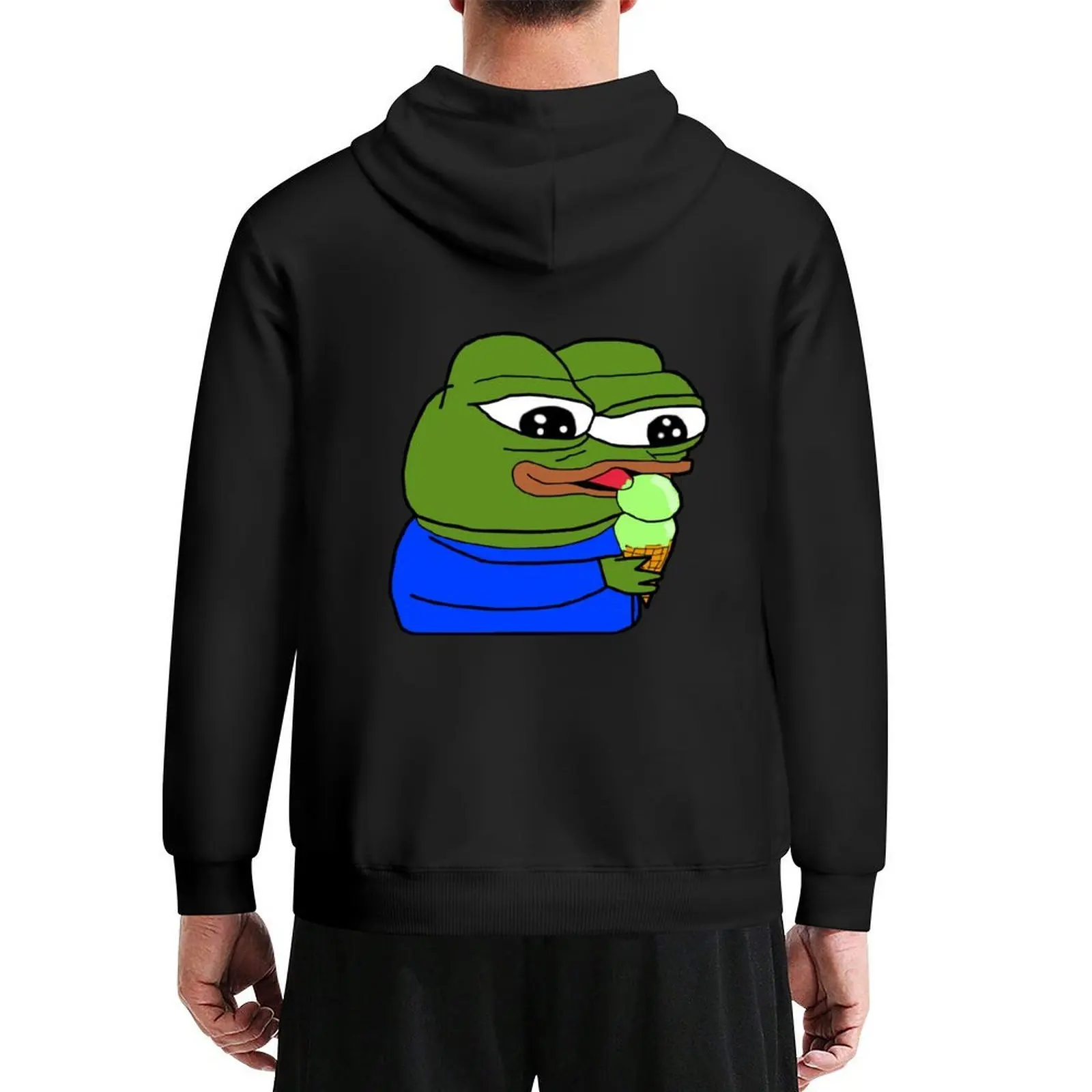

Pepe Ice Cream Cone Apu Hoodie aesthetic clothing mens clothes men's autumn clothes men's sweat-shirt set men's oversize hoodie