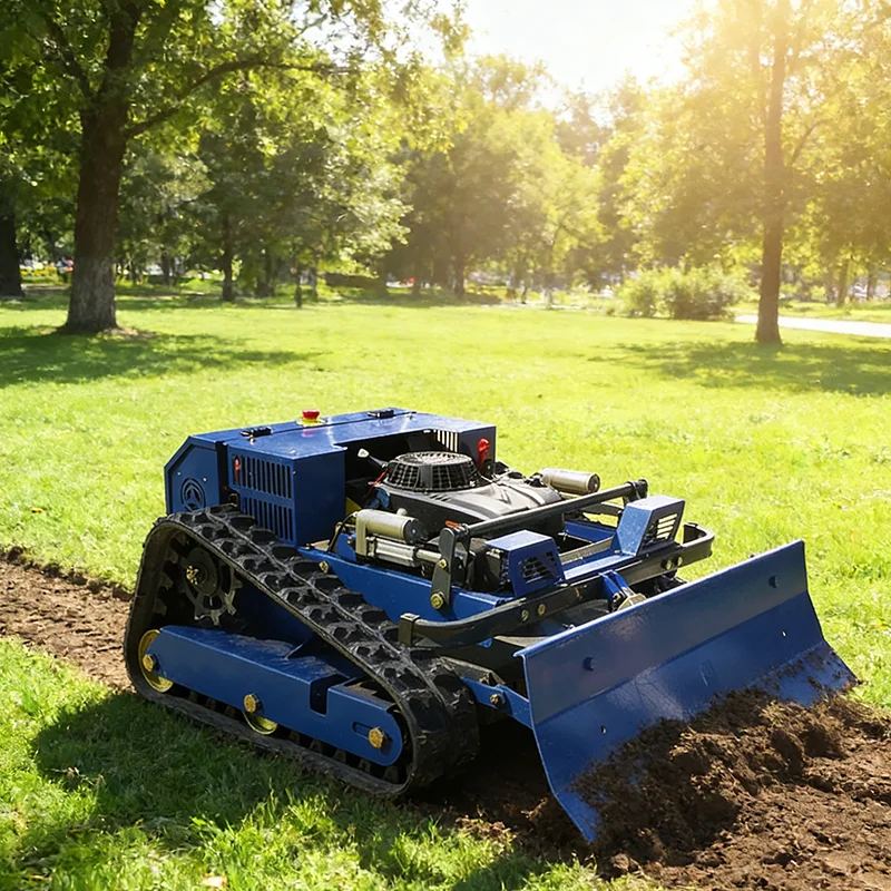 

Customized farm land clearing and weeding machine, tracked all-terrain, intelligent wireless remote control