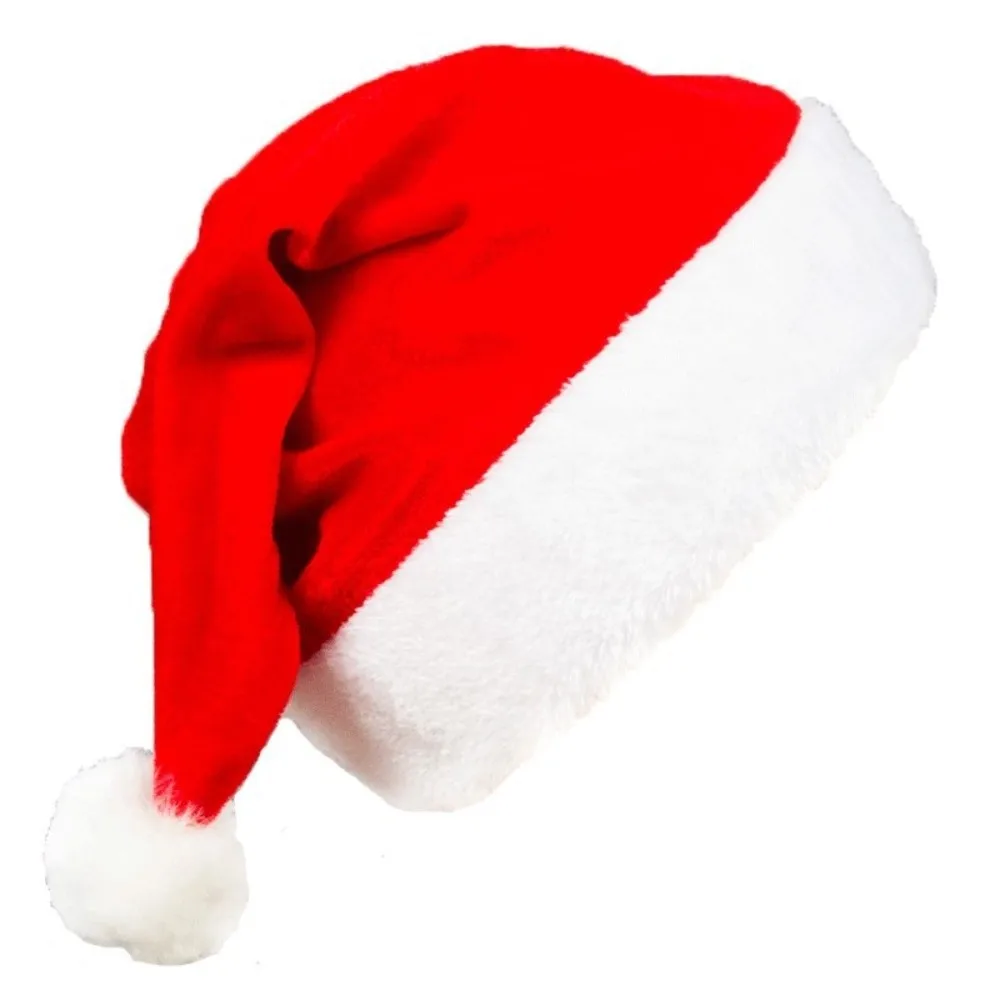 Modischer Polyester-Weihnachtsmantel und Hut, Plüsch, dicker Weihnachtsumhang, winddichter Schal, Weihnachtsmann-Kostüm für Kinder – Detail 10